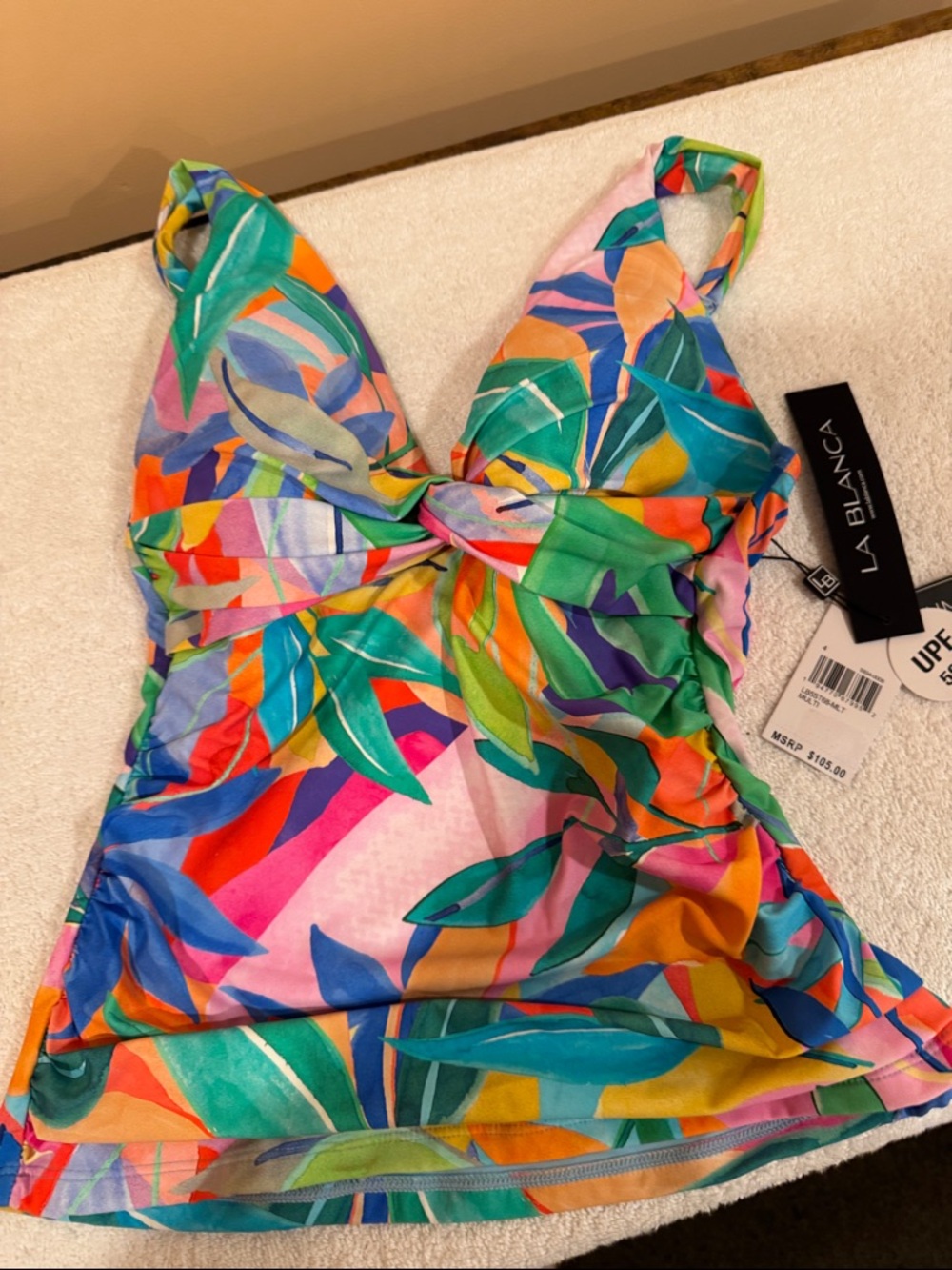 La Blanca Multicolor tankini top